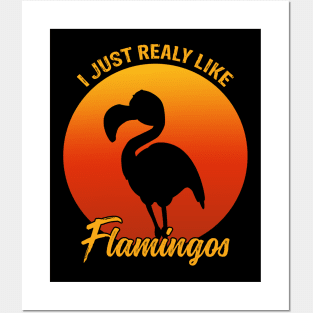 i just really like flamingos Posters and Art